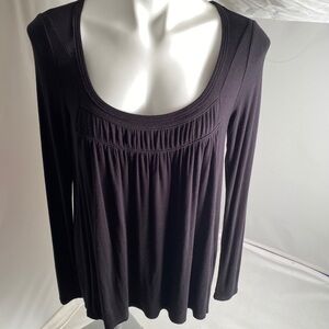 Free People We the Free empire waist black tunic S